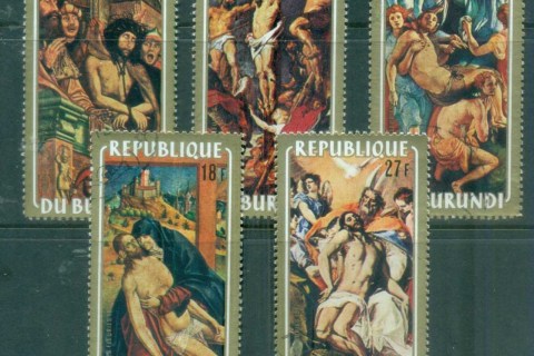 Burundi-1972 Easter Paintings
