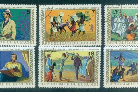 Burundi-1973 Exploration of Africa by David Livingstone