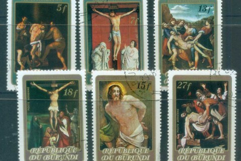 Burundi-1973 Easter Paintings