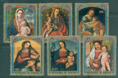 Burundi-1973 Xmas Paintings