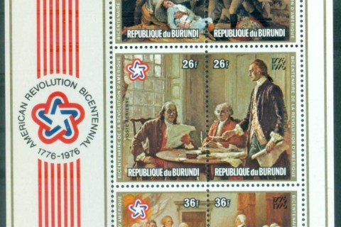 Burundi-1976 American Bicentennial MS