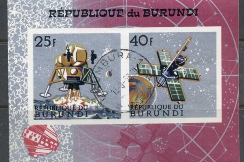 Burundi-1968-Space-Exploration-MS-IMPERF-CTO