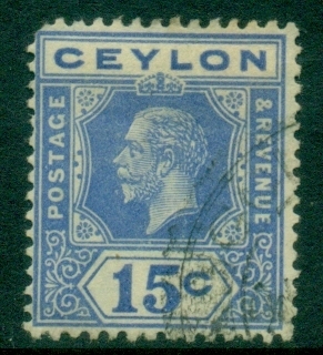 Ceylon-1912-25-KGV-Portrait-15c-ultramarine