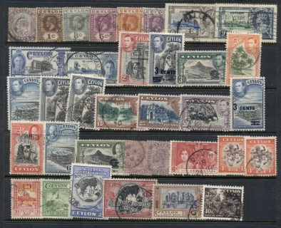 Ceylon-1930s-on-Assorted-oddments-FU