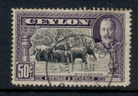 Ceylon-1935-36-KGV-Pictorial-50c-FU