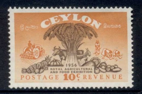 Ceylon-1955-Food-Exports-MUH