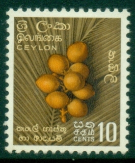 Ceylon-1958-59-10c-Coconuts-MLH