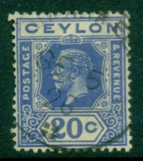Ceylon-1921-33-KGV-Portrait-20c-ultramarine