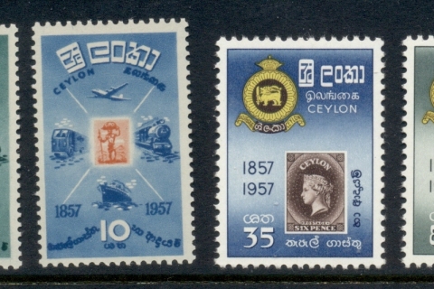 Ceylon-1957-Postage-Stamp-centenary