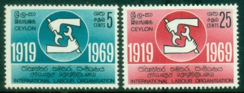 Ceylon-1969-ILO-50th-Anniversary