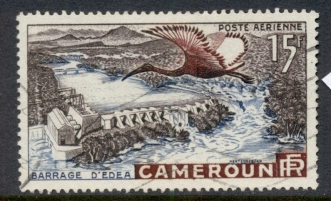 Cameroun 1953 Eden Dam & Sacred Ibis