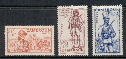 Cameroun 1941 Vichy Issue, Soldiers