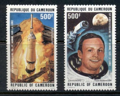 Cameroun 1984 Moon Landing 15th Anniv