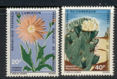 Cameroun 1971 Flowers 20,40f