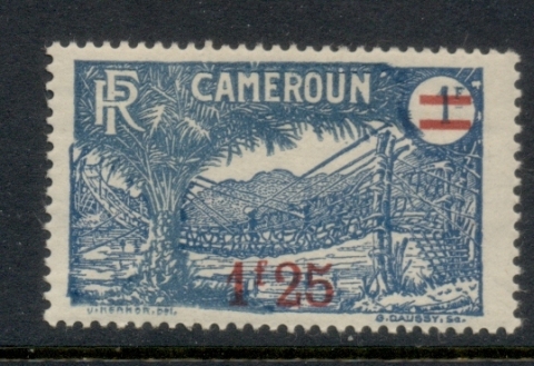 Cameroun 1926 Pictorial Surch. 1.25f on 1f
