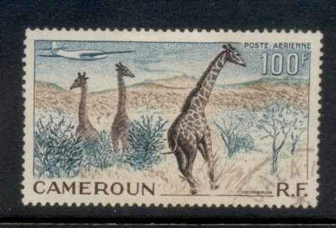 Cameroun 1955 Giraffes 100f