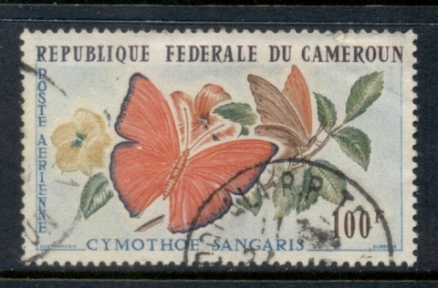 Cameroun 1962 Butterfly 100f