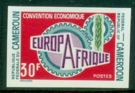 Cameroon-1970-Europ-Afrique-IMPERF-MUH