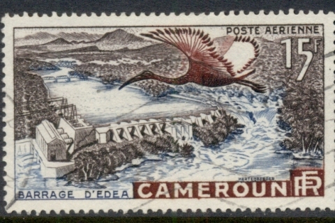 Cameroun 1953 Eden Dam & Sacred Ibis