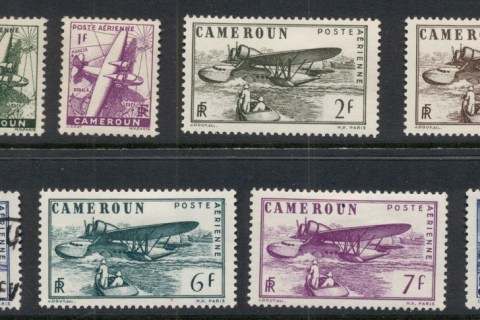 Cameroun 1946 Air Mail Asst, Seaplane