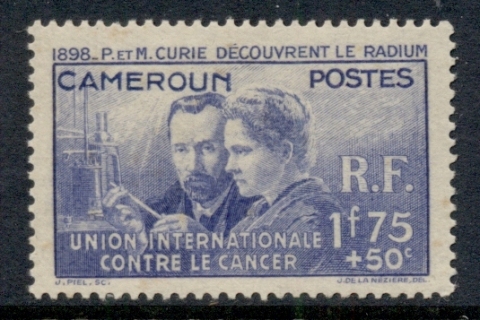 Cameroun 1938 Curie