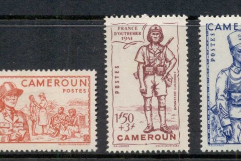 Cameroun 1941 Vichy Issue, Soldiers
