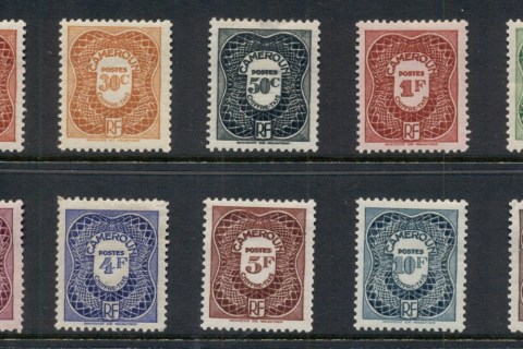 Cameroun 1947 Postage Dues