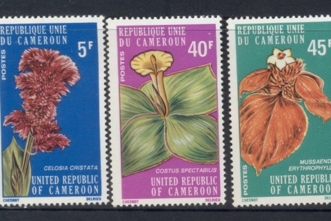 Cameroun 1975 Tropical Plants, Flowers