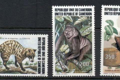 Cameroun 1983 Endangered Species