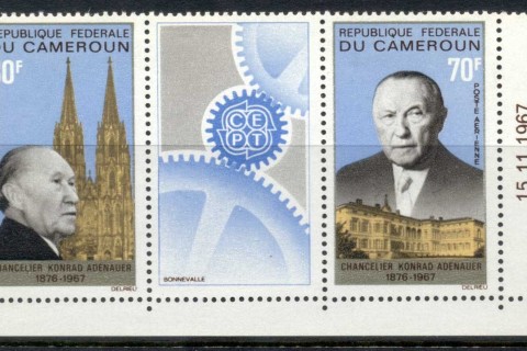 Cameroun 1967 Konrad Adenauer
