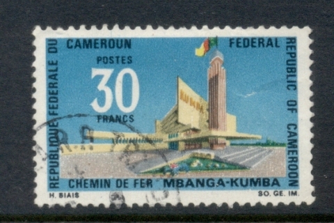 Cameroun 1969 Mbango-Kumba railroad 30f
