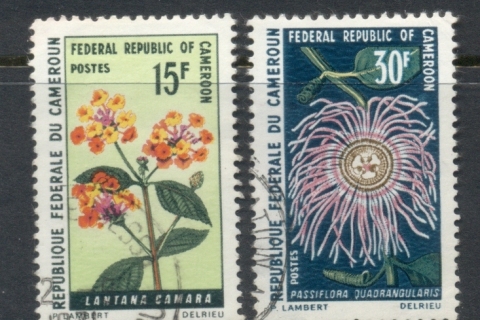 Cameroun 1970 Flowers 15,30f