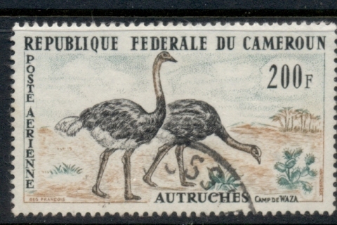 Cameroun 1962 Ostriches 100f