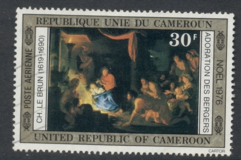 Cameroun 1976 paintings 30f