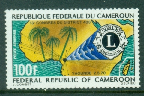 Cameroun 1970 Lions Club Intl.