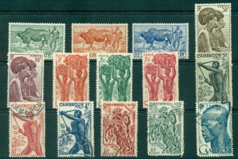 Cameroun 1946 Pictorials Asst