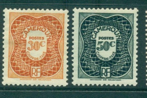 Cameroun 1947 Postage Due asst