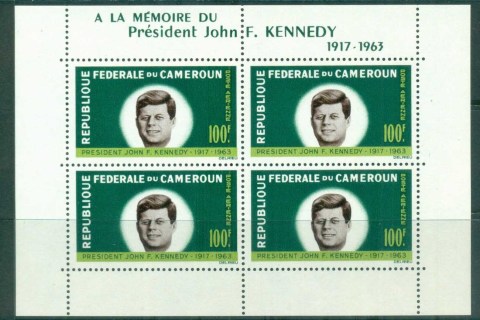 Cameroun 1964 JFK Kennedy in Memoriam MS