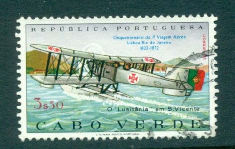 Cape-Verde-1972-Rio-de-Janeiro-Flight-FU-lot31449