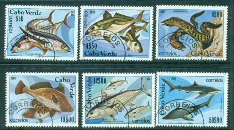 Cape-Verde-1980-Fish-CTO-lot31451