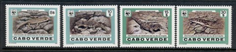 Cape-Verde-1986-WWF-Desert-Island-Lizards-MUH