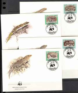 Cape Verde 1986 WWF Desert Is Lizards