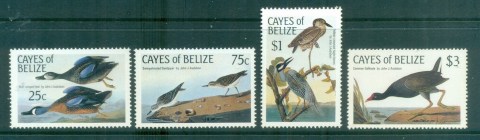 Cayes-of-Belize-1985-Audubon-Birds-MUH