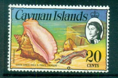 Cayman-Is-1974-75-20c-Queen-Conch