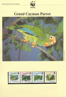 Cayman-Is-1993 WWF Grand Cayman Parrot