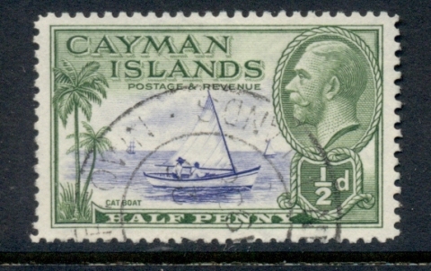 Cayman-Is-1935-36-KGV-Pictorial-0-5d-Catboat-FU