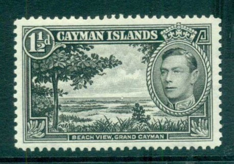 Cayman-Is-1938-43-15d-Beach-View-Grand-cayman-Perf-12-jpg-5-MUH-lot72653