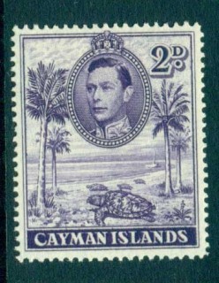 Cayman-Is-1938-43-2d-Hawksbill-Turtle-pr-Perf-14-MUH-lot72655