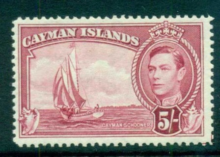 Cayman-Is-1938-43-5-Cayman-Schooner-MLH-lot72646