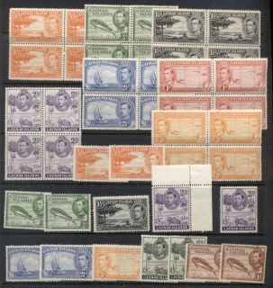 Cayman-Is-1938-43-KGVI-Pictorial-Asst-MLH-MUH